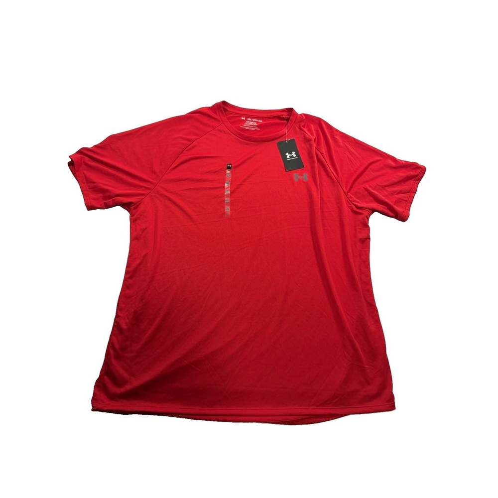 Under Armour Men's Tech Short Sleeve Tee Shirt 2XL Red NWT Big & Tall